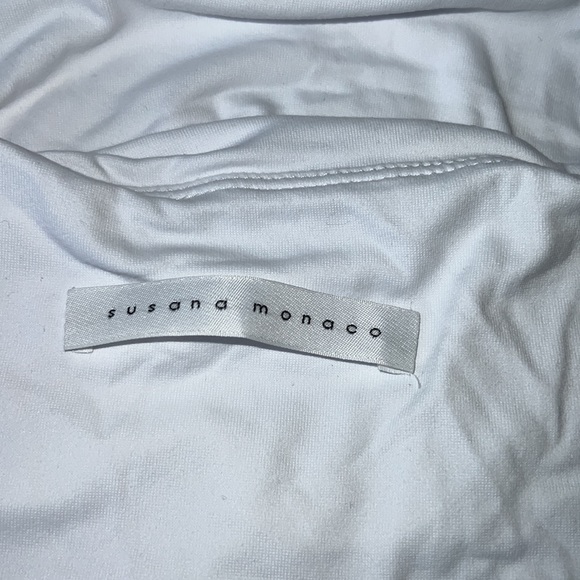 Susana Monaco Gathered Crop Tube Top - Picture 6 of 9